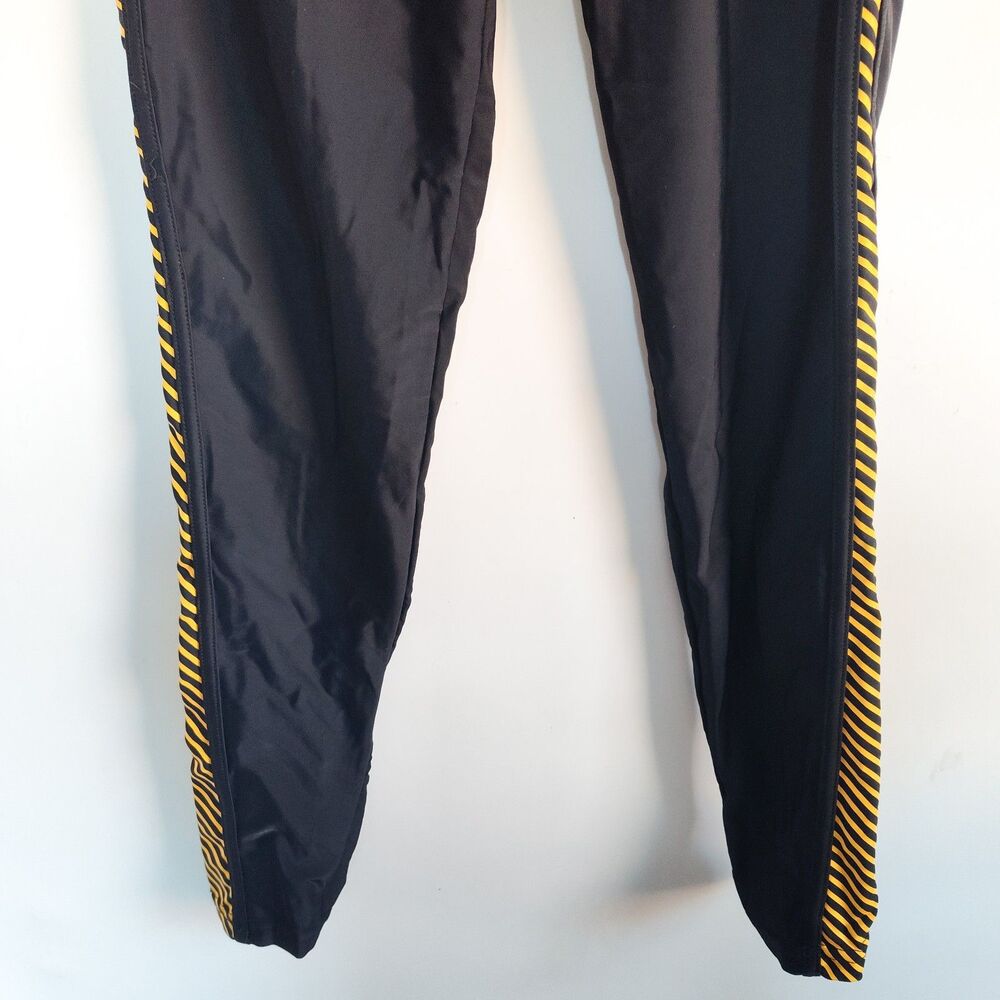 Steelers Leggings Womens Size Small NFL Team Apparel‎ Black Yellow Striped Logo - Picture 4 of 10
